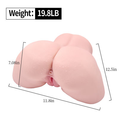 Silicone Realistic Male Masturbator 11.8in Pocket Pussy Sex Toy Big Ass 3D Sex Doll